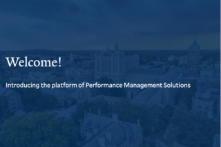 introducing the platform of Performance Management Solutions