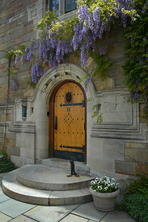 Trumbull College Door