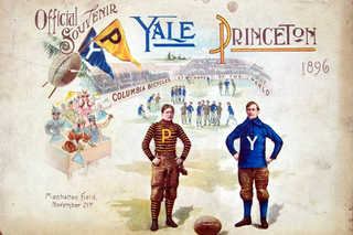 Yale and Princeton - 1896 Souvenir Illustration