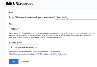 Redirects