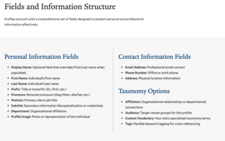 section example screenshot