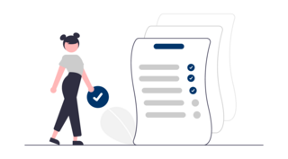 Check list drawing from Undraw